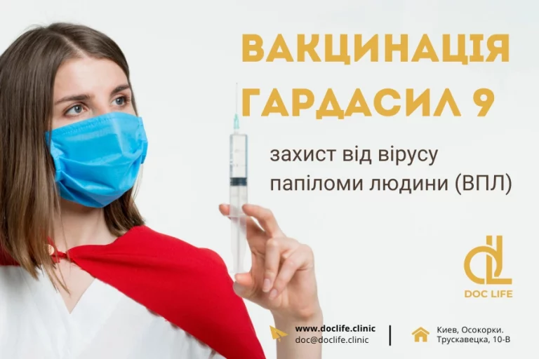 Вакцинація Гардасил 9 У Києві 2