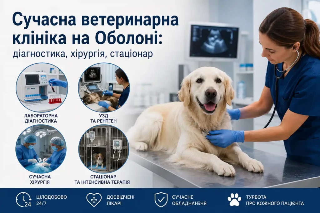 Ветеринарна клініка на Оболоні: діагностика й хірургія 3 Veterynarna Klinika 1