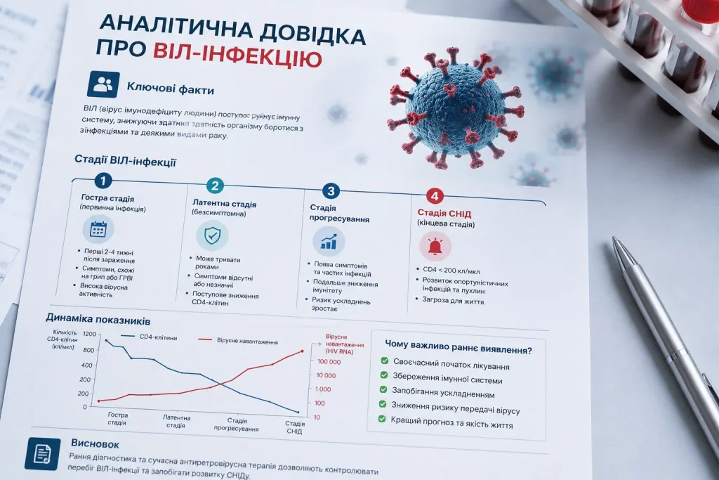 Стадія прогресування ВІЛ Стадія Прогресування Віл