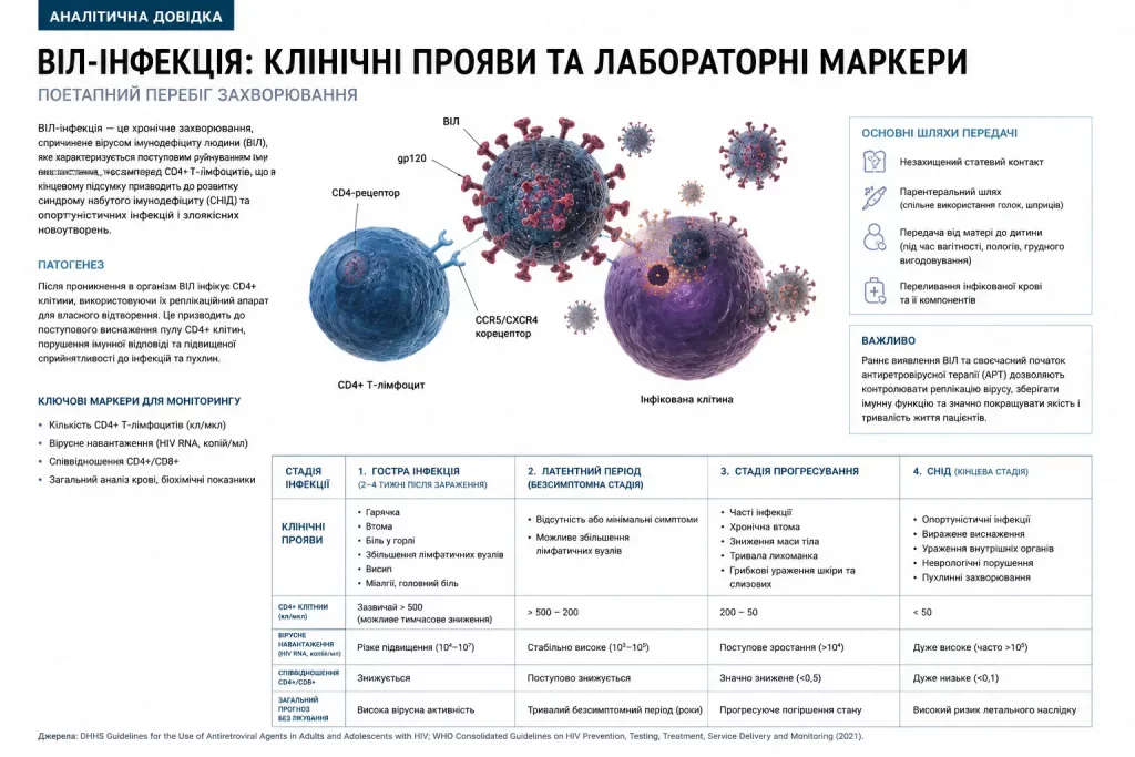Як проявляється ВІЛ на різних стадіях Як Проявляється Віл На Різних Стадіях