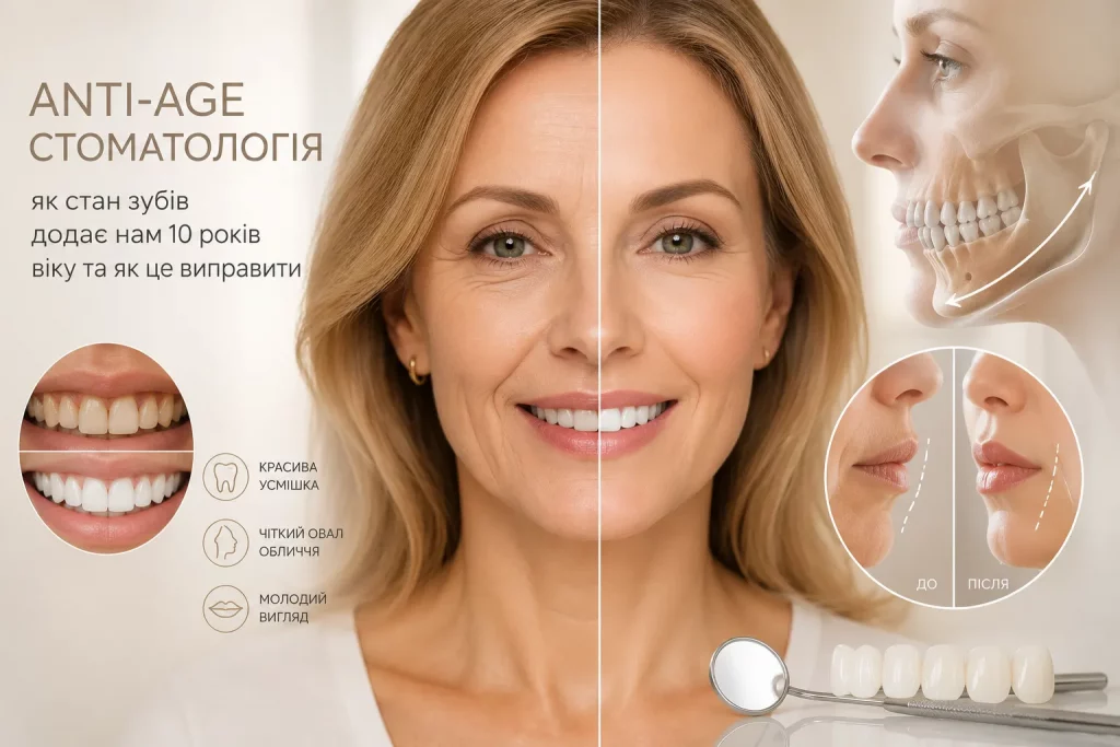 Anti-age стоматологія: як стан зубів додає нам 10 років та як це виправити 10 Anti-Age Стоматологія 1