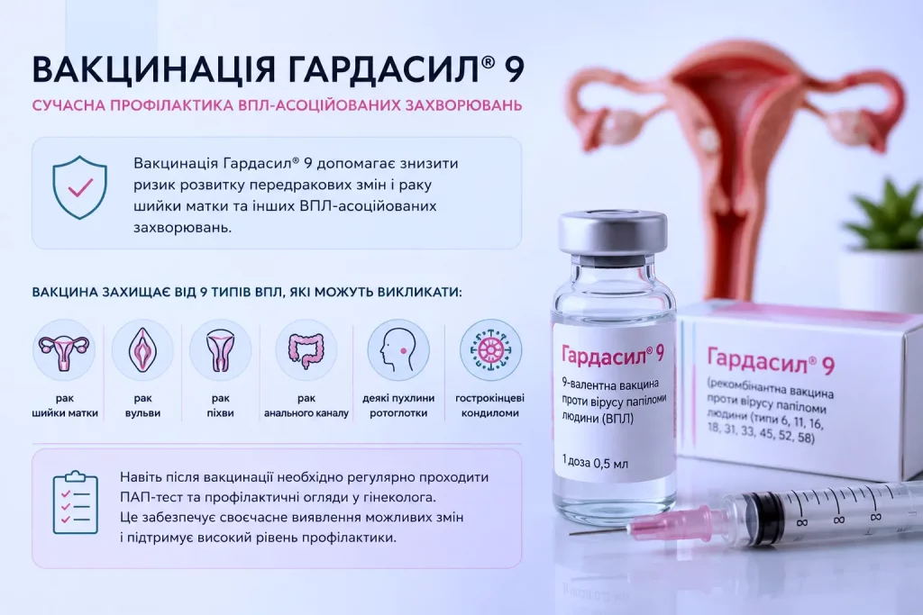 Вакцинація Гардасил 9 — сучасна профілактика ВПЛ-асоційованих захворювань Вакцинація Гардасил 9 — Сучасна Профілактика Впл-Асоційованих Захворювань