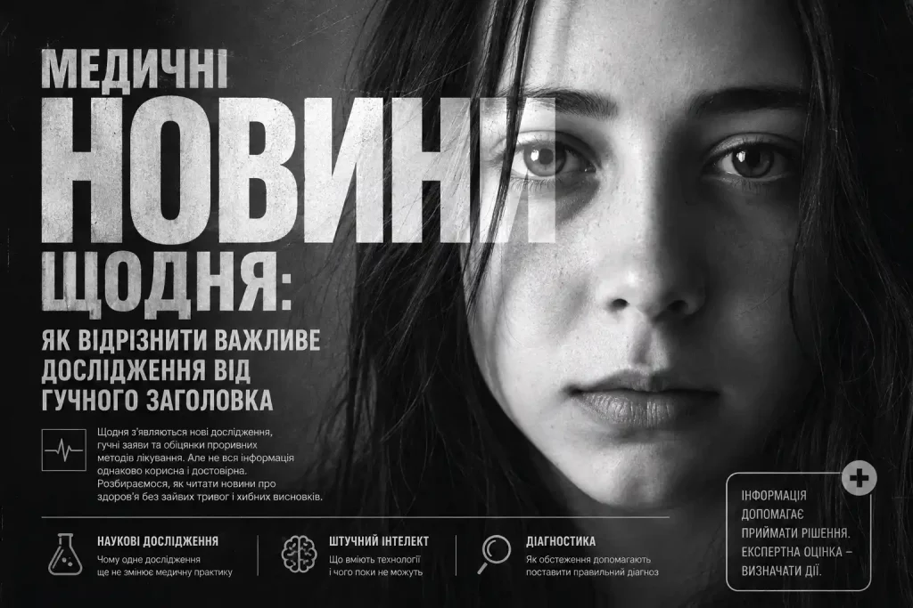Медичні новини та дослідження: як правильно їх читати 11 Медичні Новини, Новини Здоров'Я 0