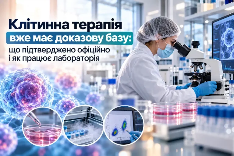 Клітинна терапія: що вже підтверджено доказами та регуляторами 2 Клітинна Терапія